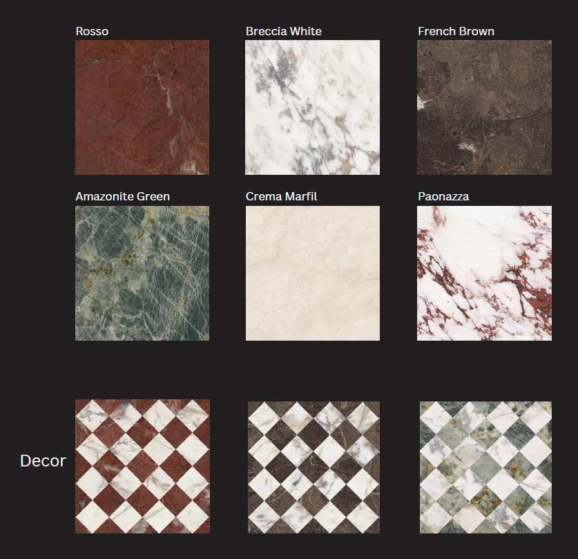 Tiled Phone Sorella FRENCH Brown – Body Tile – 200 x 200mm (+ Checkerboard Décor ...